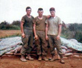 Dan Montgomery on Left, Man in Middle unknown, Jim Krey on Right-Cam Lo 1967