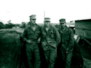 Cpl. Joseph Bartley, Morrie Barlett and Lcpl. Angelos