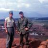 Lcpl Michael Webb (right) KIA 01/07/66.
The other marine is unknown. Photo by Bruce Devert.