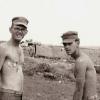 Doc Tom Harris (left) and LCpl Adrian Aldrich.